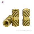 CNC Knurled Brass Insert Nut for Insert Molding